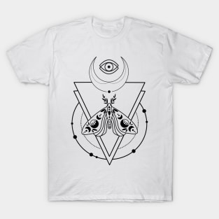 All seeing Moth of Sauron black T-Shirt